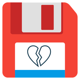 Floppy disk and Broken heart