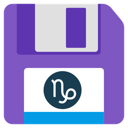 Floppy disk and Capricorn
