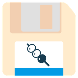 Floppy disk and Dango