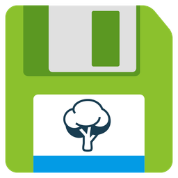 Floppy disk and Deciduous tree