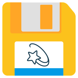 Floppy disk and Dizzy