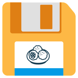 Floppy disk and Falafel