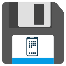 Floppy disk and Mobile phone