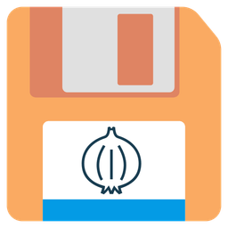Floppy disk and Onion