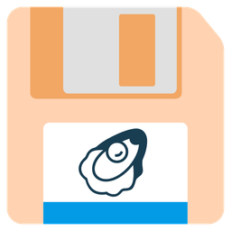 Floppy disk and Oyster