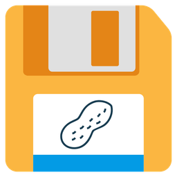 Floppy disk and Peanuts