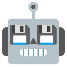 Floppy disk and Robot