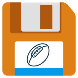 Floppy disk and Rugby football