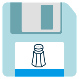 Floppy disk and Salt