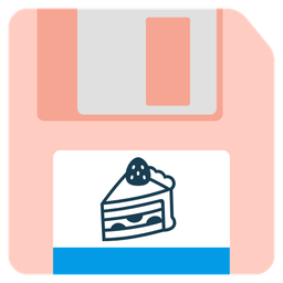 Floppy disk and Shortcake