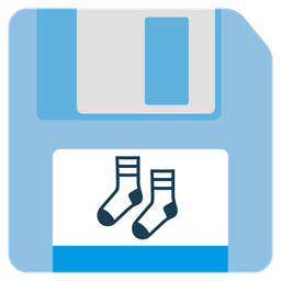 Floppy disk and Socks