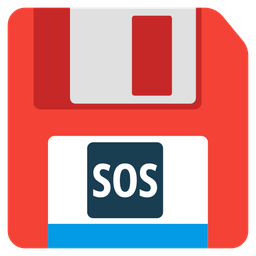 Floppy disk and SOS button