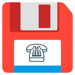 Floppy disk and Telephone
