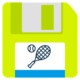 Floppy disk and Tennis
