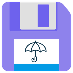 Floppy disk and Umbrella