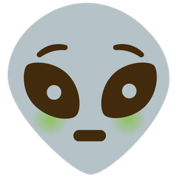 Flushed face and Alien