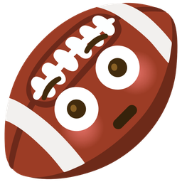 flushed face and american football