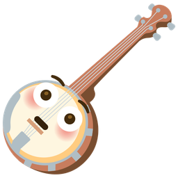 Flushed face and Banjo