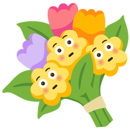 Flushed face and Bouquet