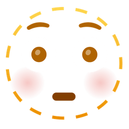 Flushed face and Dotted line face