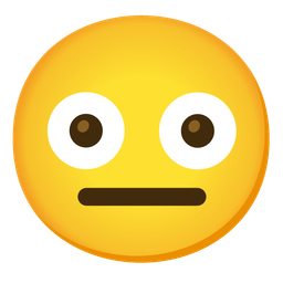 Flushed face and Expressionless face