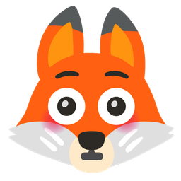 Flushed face and Fox