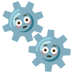 flushed face and gear