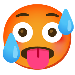 Flushed face and Hot face