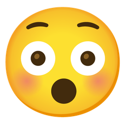 Flushed face and Hushed face