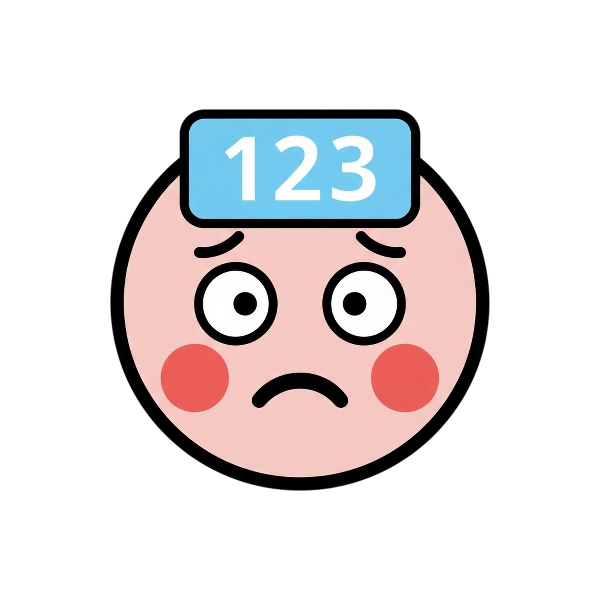 Flushed face and Input numbers