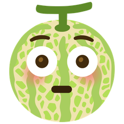 Flushed face and Melon