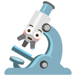 Flushed face and Microscope