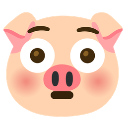 Flushed face and Pig face