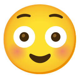 Flushed face and Relieved face