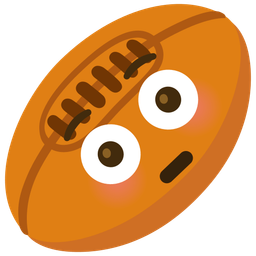 flushed face and rugby football