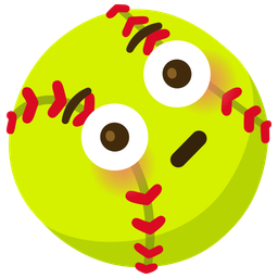 Flushed face and Softball