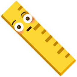 Flushed face and Straight ruler