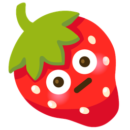 Flushed face and Strawberry