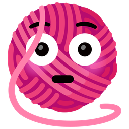 Flushed face and Yarn