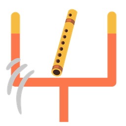 Flute and American football