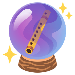 Flute and Crystal ball