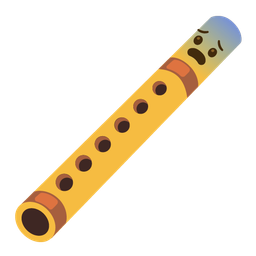 Flute and Fearful face