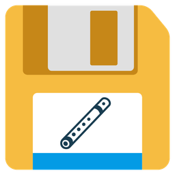 Flute and Floppy disk