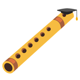 Flute and Graduation cap