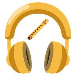Flute and Headphone