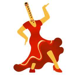 Flute and High-heeled shoe