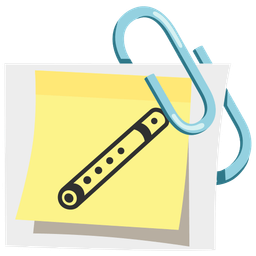 Flute and Linked paperclips