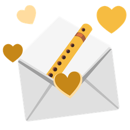 Flute and Love letter