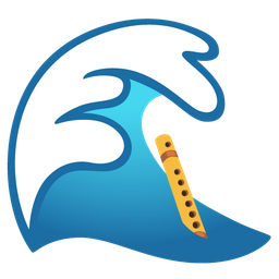 Flute and Water wave