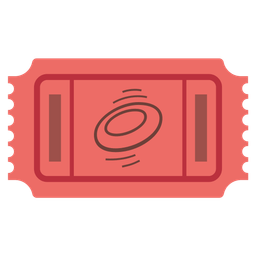 flying disc and admission tickets